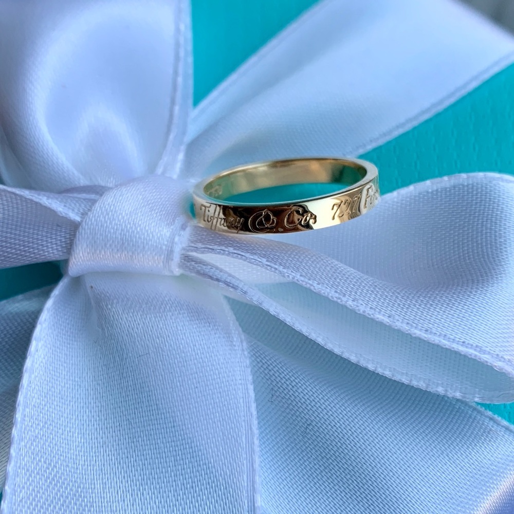 18K Gold Tiffany & Co. Notes Ring
